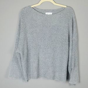 Prologue Gray Wide Sleeve Sweater, Sz L